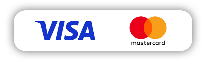 We accept Visa and Mastercard