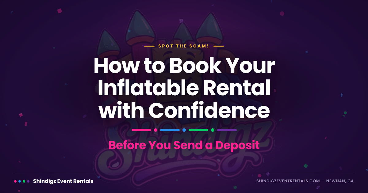 How to Book Your Inflatable Rental with Confidence