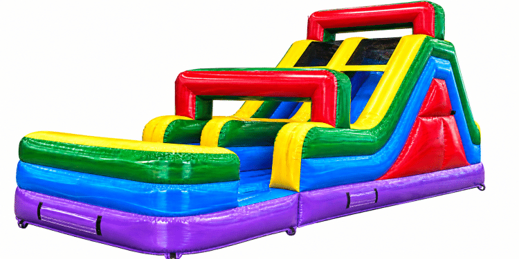 12ft Euro Marble - Dual Lane Water Slide
