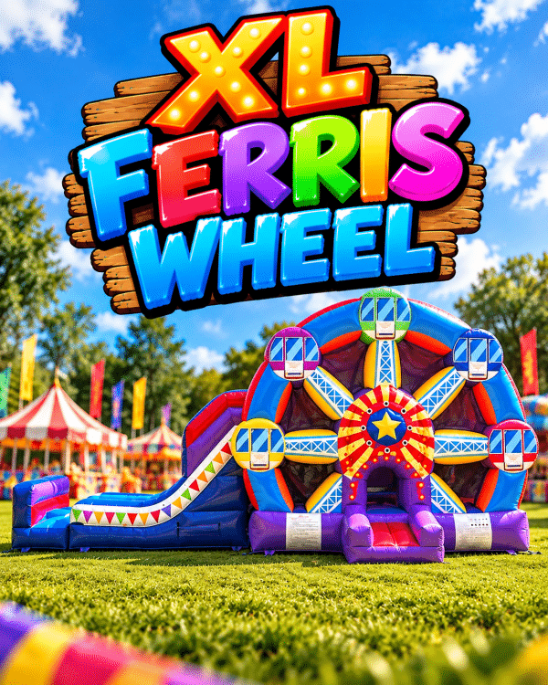 XL Ferris Wheel - Dual Lane Bounce House w/ Slide
